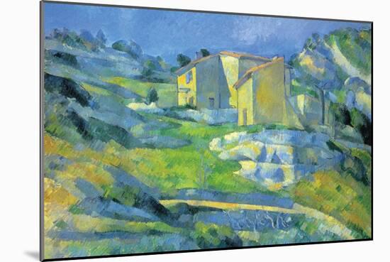 House in Provence-Paul C?zanne-Mounted Art Print