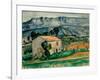 House in Provence-Paul Cézanne-Framed Giclee Print