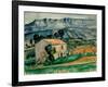 House in Provence-Paul Cézanne-Framed Giclee Print