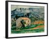 House in Provence-Paul Cézanne-Framed Giclee Print