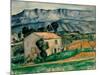 House in Provence-Paul Cézanne-Mounted Giclee Print