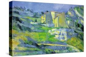 House In Provence-Paul Cézanne-Stretched Canvas