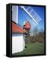 House in the Clouds, with Mill Sail, Thorpeness, Suffolk, England, United Kingdom-David Hunter-Framed Stretched Canvas