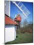 House in the Clouds, with Mill Sail, Thorpeness, Suffolk, England, United Kingdom-David Hunter-Mounted Photographic Print