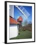 House in the Clouds, with Mill Sail, Thorpeness, Suffolk, England, United Kingdom-David Hunter-Framed Photographic Print
