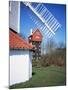 House in the Clouds, with Mill Sail, Thorpeness, Suffolk, England, United Kingdom-David Hunter-Mounted Photographic Print