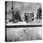 House in the Country, as Seen from Train Window-Walker Evans-Stretched Canvas