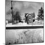 House in the Country, as Seen from Train Window-Walker Evans-Mounted Photographic Print