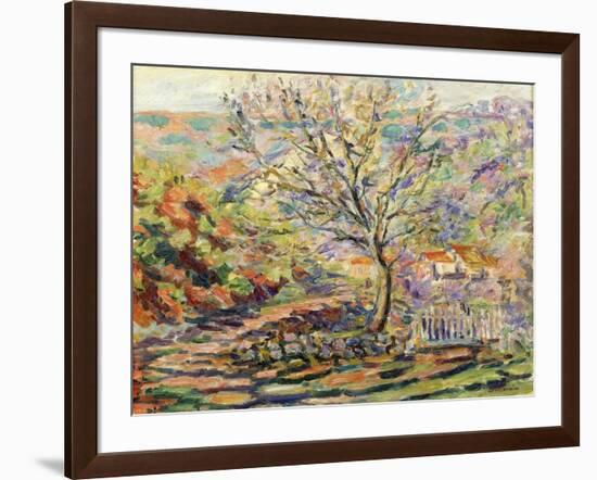 House in the Countryside-Armand Guillaumin-Framed Giclee Print