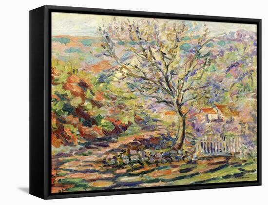 House in the Countryside-Armand Guillaumin-Framed Stretched Canvas