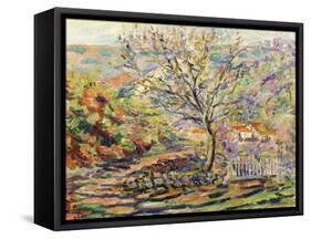 House in the Countryside-Armand Guillaumin-Framed Stretched Canvas