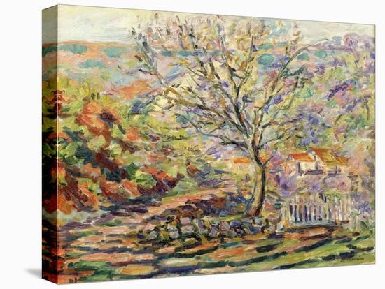 House in the Countryside-Armand Guillaumin-Stretched Canvas