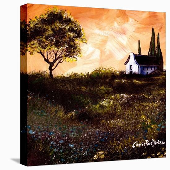 House in the Fields 1-Cherie Roe Dirksen-Stretched Canvas