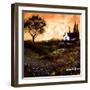 House in the Fields 1-Cherie Roe Dirksen-Framed Giclee Print