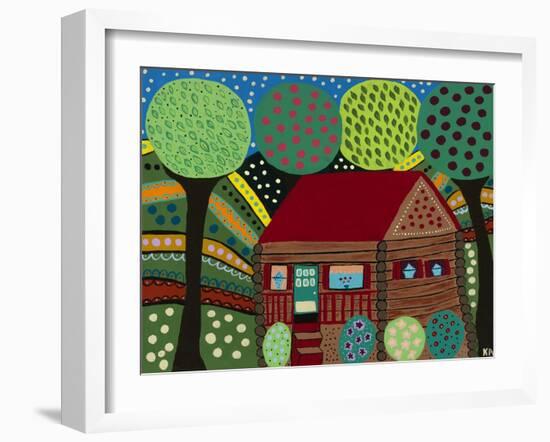 House in the Hills-Kerri Ambrosino-Framed Giclee Print