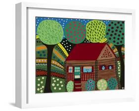 House in the Hills-Kerri Ambrosino-Framed Giclee Print