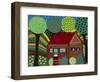 House in the Hills-Kerri Ambrosino-Framed Giclee Print