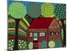 House in the Hills-Kerri Ambrosino-Mounted Giclee Print