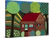 House in the Hills-Kerri Ambrosino-Stretched Canvas