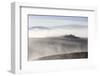 House in the mist, Val d'Orcia; Tuscany; Italy-Tim Mannakee-Framed Photographic Print