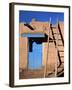 House in the Taos Pueblo, Taos, New Mexico, USA-Charles Sleicher-Framed Premium Photographic Print