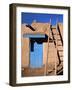 House in the Taos Pueblo, Taos, New Mexico, USA-Charles Sleicher-Framed Photographic Print