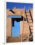 House in the Taos Pueblo, Taos, New Mexico, USA-Charles Sleicher-Framed Photographic Print