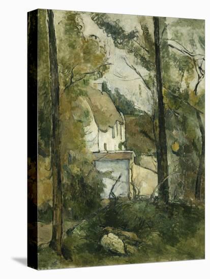 House in the Trees, Auvers-Paul Cézanne-Stretched Canvas