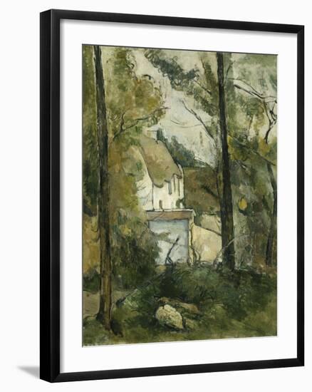 House in the Trees, Auvers-Paul Cézanne-Framed Giclee Print