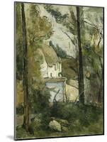 House in the Trees, Auvers-Paul Cézanne-Mounted Giclee Print