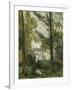 House in the Trees, Auvers-Paul Cézanne-Framed Giclee Print