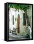House in the village Vessa on Chios, Greece-Rainer Hackenberg-Framed Stretched Canvas