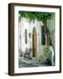 House in the village Vessa on Chios, Greece-Rainer Hackenberg-Framed Photographic Print