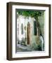 House in the village Vessa on Chios, Greece-Rainer Hackenberg-Framed Photographic Print