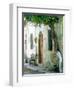 House in the village Vessa on Chios, Greece-Rainer Hackenberg-Framed Photographic Print