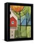 House in Trees-Tim Nyberg-Framed Stretched Canvas