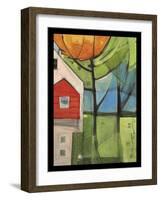 House in Trees-Tim Nyberg-Framed Giclee Print