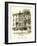 House in Which Lincoln Died, Abraham Lincoln-null-Framed Giclee Print