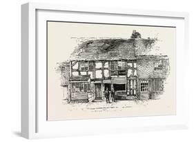 House in Which Shakespeare Was Born as it Was before the Restoration-null-Framed Giclee Print
