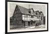 House in Which Shakespeare Was Born as Now Restored-null-Framed Giclee Print