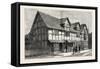 House in Which Shakespeare Was Born as Now Restored-null-Framed Stretched Canvas