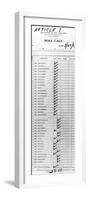 House Judiciary Committee Impeachment Vote the Tally Sheet-null-Framed Photo