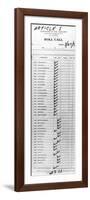 House Judiciary Committee Impeachment Vote the Tally Sheet-null-Framed Photo