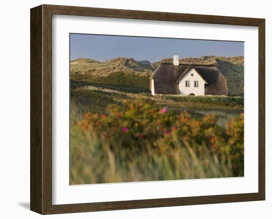 House 'Kliffende' Close Kampen (Municipality), Sylt (Island), Schleswig-Holstein, Germany-Rainer Mirau-Framed Photographic Print