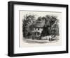 House Lately Standing at Providence, Said to Have Used for Prayer Meetings by Williams, USA, 1870S-null-Framed Giclee Print