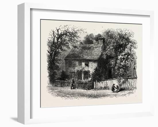 House Lately Standing at Providence, Said to Have Used for Prayer Meetings by Williams, USA, 1870S-null-Framed Giclee Print