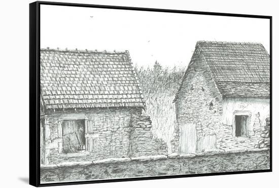 house near French/Swiss border, 2008-Vincent Alexander Booth-Framed Stretched Canvas