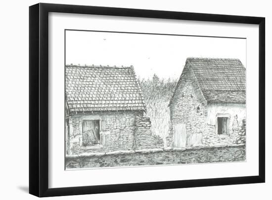 house near French/Swiss border, 2008-Vincent Alexander Booth-Framed Giclee Print