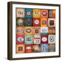 House Numbers I-Kathy Mahan-Framed Photographic Print