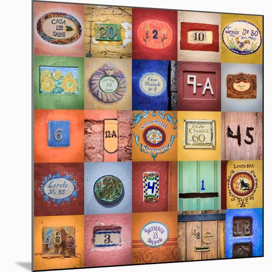 House Numbers II-Kathy Mahan-Mounted Photographic Print